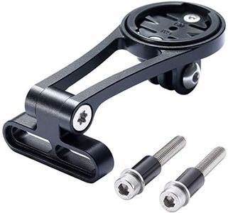 Dymoece Out Front Bike Computer Combo Mount for Garmin Edge Gopro 130 200 500 510 520 800 810 820 1000 1030 Touring, Adjustable-Black