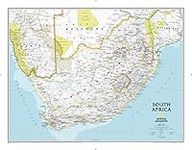 National Geographic Maps: South Africa Classic Wall Map - 79 x 60 cm