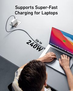 Anker 515 USB-C to USB-C Cable 3.3ft – 8K, 40Gbps, 240W Charging