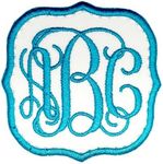 Monogram Vine Font Patch Iron-on or