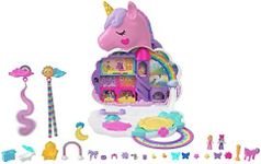 Polly Pocket Rainbow Unicorn Salon 