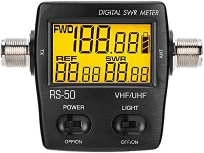 Tosuny Digital VHF/UHF 125-525Mhz Watt Meter SWR Meter Portable Short Wave Standing Wave Meter Power Meter for CB Radio