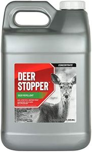 Deer Stopper, Liquid Animal Stopper Repellent, All Natural, Effective All Year Round, Safe for People and Pets, No Harsh Chemicals, Ready to Use, Deer & Moose Repellent - 2.5 Gallon Concentrate