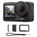 DJI Osmo Action 5 Pro Street Photography Combo, 4K Action Camera for Creators, 1/1.3″ Sensor, 155° FOV, 4hrs Battery, Enhanced Grip Comfort, Utility Frame & Hand Grip for Stable Street Capture