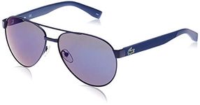 Lacoste Unisex's L185S 424 60 Sunglasses, Bluette Matte