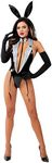 Starline Women's Tuxedo Bunny Costume, Black, Medium