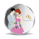 ACPL Precious Moments BIS Hallmarked Silver Coin Newly Married Couple 20 gm 999 Pure