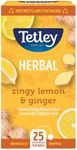 Tetley Lemon & Ginger Tea Bags - Pack of 25