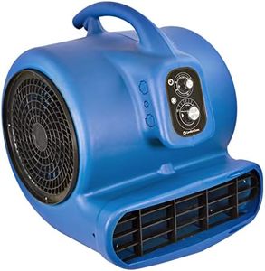 Comfort Zone CZBC121T 1/2HP High Velocity Air Mover, 3-Speeds, Timer, Adjustable Angles, Blue