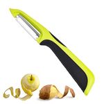 Potato Peeler Stainless Steel Rotary Peeler for Kitchen Vegetable Fruit Peeler Suitable for Vegetable Fruits (Green)