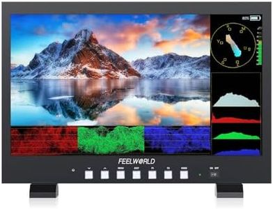 FEELWORLD FVM215 21.5 Inch 1000nit High Bright Production Broadcast Studio Monitor with Waveform LUT 8 Bit Color Depth 4K60Hz HDMI 3G-SDI in and Out