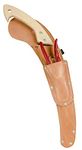 Weaver Leather Arborist Curved Back Curved Saw Scabbard with Pruner Pouch, Tan