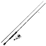 KastKing Crixus Fishing Rod and Reel Combo, Spinning, 7ft, Med Heavy, 2pcs, 3000 Reel