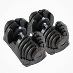 FitnessLAB 2X 40kg Adjustable Dumbb