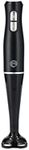 MasterChef Hand Blender, Purée Wand with Splash Guard, Magic Wand Kitchen Appliance, Electric Mixing Stick, Hand Blender with 2 Speeds, Immersion Function, Dishwasher Safe Components, 200 W, Black