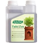 Garden Genie TulsiZen – Organic Liquid Fertilizer for Tulsi Plants, 250ml | Plant Food with Growth Nutrients | Growth Booster for Healthy Leaves, Strong Roots & Daily Vitality