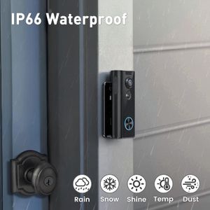 XTU Wireless 2K Video Doorbell – HD Security Camera with Two-Way Audio