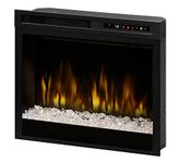 Dimplex Multi-Fire XHD 28 inch Plug-in Electric Firebox with Acrylic Ember Media Bed - Black, XHD28G