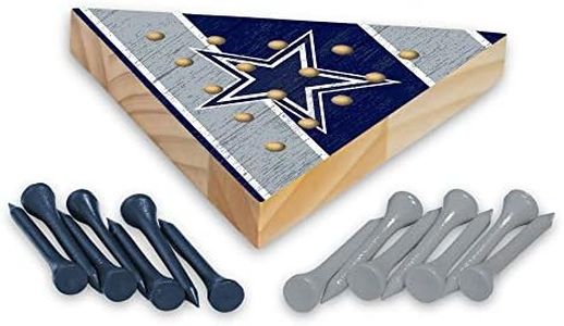 Rico Industries NFL Dallas Cowboys Peg Pyramid Game 4 x 4.5-