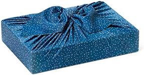 SHIKIWRAP Reusable Furoshiki Cloth Gift Wrap, Large 28” Square Sheet for Medium Sized Gifts, Sustainable Living and Special Occasions