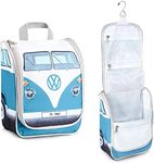 Board Masters VW Hanging Travel Toiletry Bag, Adults and Kids Wash Bag, Unisex Travel Accessory, Blue