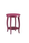 ACME Furniture End-Table, Wood, Red, One Size