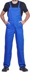 Work Bib and Brace Overalls, Overalls Men, Bib and Brace Dungarees Mens, Made in EU, Mazalat Protective Coverall, S -3XL Size - Made in EU - Work Trousers for Man, Lots of Colors, Blue, XXL