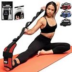 DMoose Fitness Calf Stretcher & Foot Stretcher for Plantar Fasciitis - Hamstring Stretcher, Stretching Strap for Achilles Tendonitis - Leg Stretcher Ligament Stretching Belt for Pain Relief