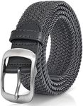 XZQTIVE Braided Belt Stretch Belt for Men and Women Multicolored Woven Golf Belt Elastic Jean Belts