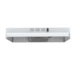 Vesta Cincinnati 30" White Range Hood Ducted/Ductless Convertible Stainless Steel Range Hood with Flexible Button Control,2 Speed Level,300 CFM, Dishwashable Multi-layers Aluminum Filter