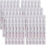Overseas White Paint Marker Pens - 36 Pack Oil-Based Permanent Markers Set, Quick Drying, Waterproof, Medium Tip Paint Pens Bulk for Wood, Metal, Rock, Ceramic, Plastic, Canvas, Glass, Rubber