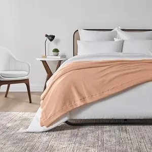 Sobel Westex: Ultra-Soft Sobellux Fleece Blanket, 100% Spun Poly for Plush Comfort, (Available in a Variety of Colors and Sizes) Toast, King