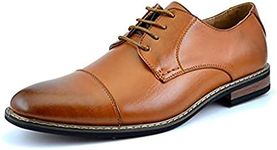 Bruno Marc Mens Oxfords Shoes Men's Lace-ups Formal Dress Shoes for Men in Smart Cacual Shoes for Walking,Prince-6,Brown,11 UK /12 US