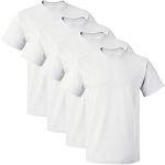 Fruit of the Loom Men's Tag-Free Cotton Undershirts, Regular - Crew - 4 Pack White, X-Large