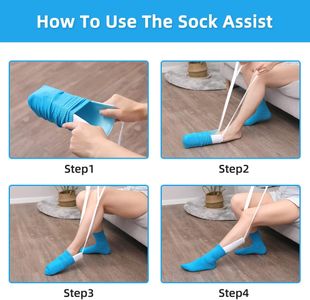 Sock Aid and Pants Assist Device for Elderly, Disabled, Pregnant – Easy Pull Helper