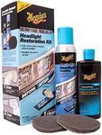 Meguiar's G2970EU Two-Step Car Headlight Restoration Kit with Headlight Cleaner and Headlight Protectant