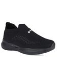 Campus Men's VAYU BLK/Gry Walking Shoes - 9UK/India 6G-626