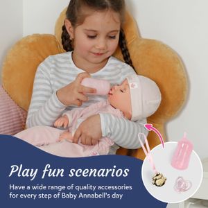 Baby Annabell Interactive Doll 43cm – Realistic Baby Toy