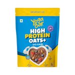 Yogabar Highest Protein Oats 850g | Dark Chocolate | 23g Protein | Complete Protein Blend Whey + Soy | With Probiotics for Better Absorption | Fiber-Rich | Helps in Weight Management