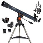 Celestron AstroMaster 70AZ Telescope with Smartphone Adapter