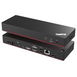 Thinkpad 40B00300 Thunderbolt 4 Universal Docking Station for Laptops, 4 External Displays, Power Charging up to 230W + ITSPWR Bundle Contains HDMI 4K Cable + DP Cable+ Cleaning Cloth