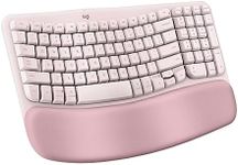 Logitech Wave Keys Wireless Ergonomic Keyboard, Rose