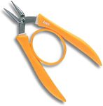 ANEX Round Nose Pliers for Jewelry Making, Professional Jewlery Pliers, Orange, Made in Japan