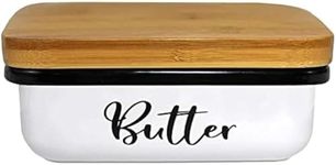 Home Acre Designs Butter Dish with Lid for Farmhouse Home Decor, Kitchen Collection