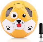 U&C Planet Toddler Football, Footballs Size 2, Mini Kids Ball, Football Gift for Baby 1 2 3 4 5 Years Old, Footballs Game for Boys Girls Children Yard Outdoor Indoor