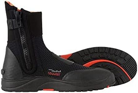 BARE 7MM Ultrawarmth Boot | Neoprene | Made with Unique Omnired Inner Fabric | Great for Diving & Snorkeling in Cooler Water| Easy to Put on with Zipper and Wide Gusset | Comfortable | Unisex | 11
