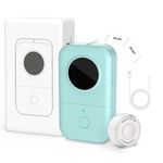 ZEITEL® Label Maker Machine with 1 Roll Tape, Portable Bluetooth Label Printer, Mini Labels Maker with Multiple Template, Compatible with iOS & Android for Kitchen Jars, Office, Home Organizing-Green
