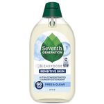 Seventh Generation Liquid Laundry Detergent Ultra Concentrated Easy Dose Technology for clean clothes Free & Clear Unscented 66 loads 683 mL