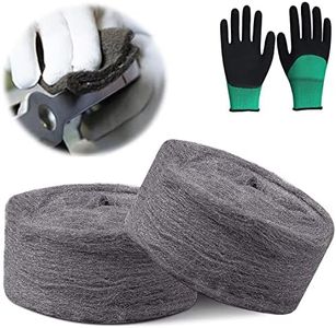 Lana Acciaio premium 150g La Pulizia Lana d'Acciaio Grado 0000 Lana di acciaio fine 2PCS per acciaio, ottone, rame, cromo alluminio e legno ecc