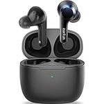 EarFun Wireless Earbuds, [What Hi-Fi Awards] Air Bluetooth In-Ear Headphones with 4 Mics ENC, Sweatshield™ IPX7 Waterproof, Clear Sound, Deep Bass, Wireless Charge, Game Mode, App Customize EQ, 35H